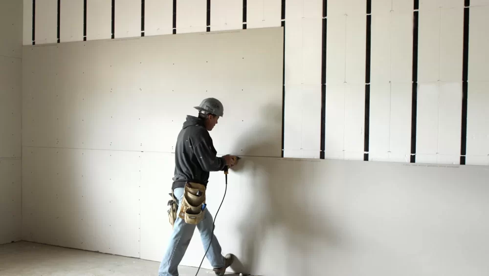 "High-quality drywall panels for smooth, durable wall and ceiling installations in construction and renovation projects."