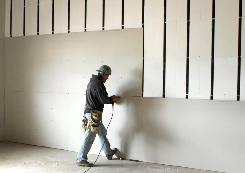 "High-quality drywall panels for smooth, durable wall and ceiling installations in construction and renovation projects."