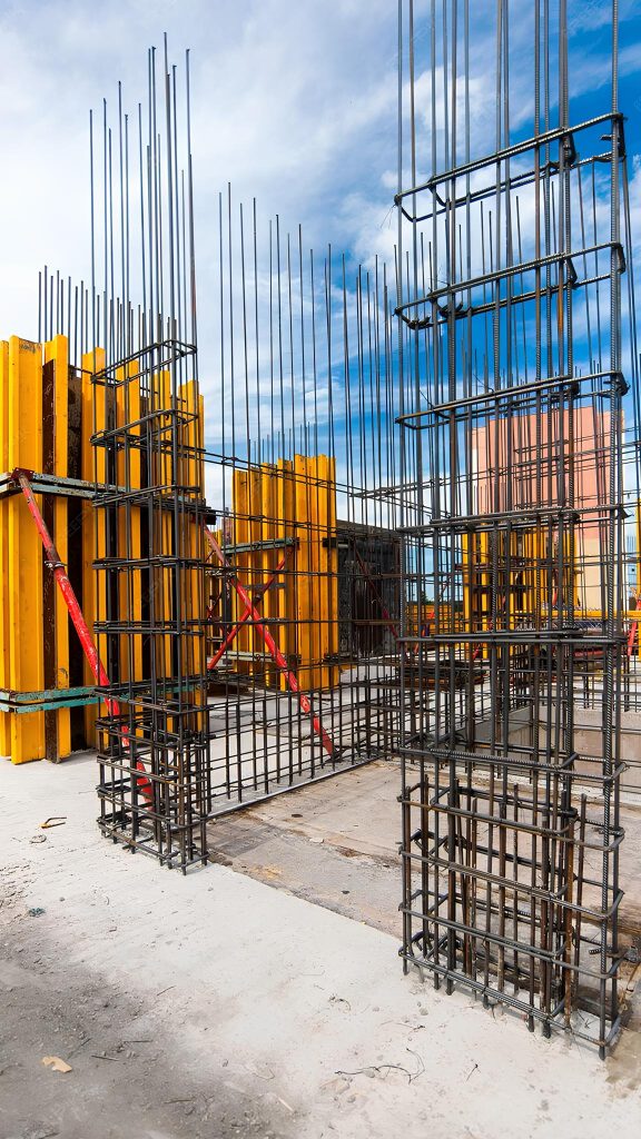 Steel rods